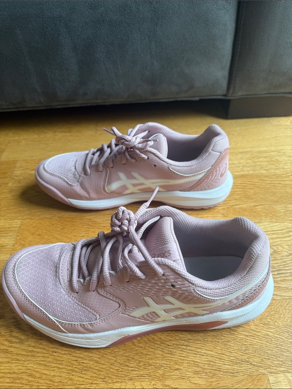 ASICS Women's Gel-Dedicate 8 pickleball shoes in Morganite/white